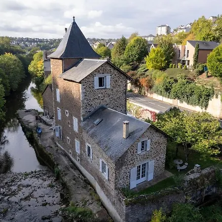 Villa Moulin Piscine Des Attizals Bord Riviere *