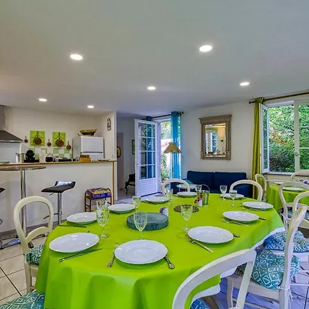 Villa Moulin Piscine Des Attizals Bord Riviere *