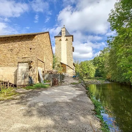 Villa Moulin Piscine Des Attizals Bord Riviere *